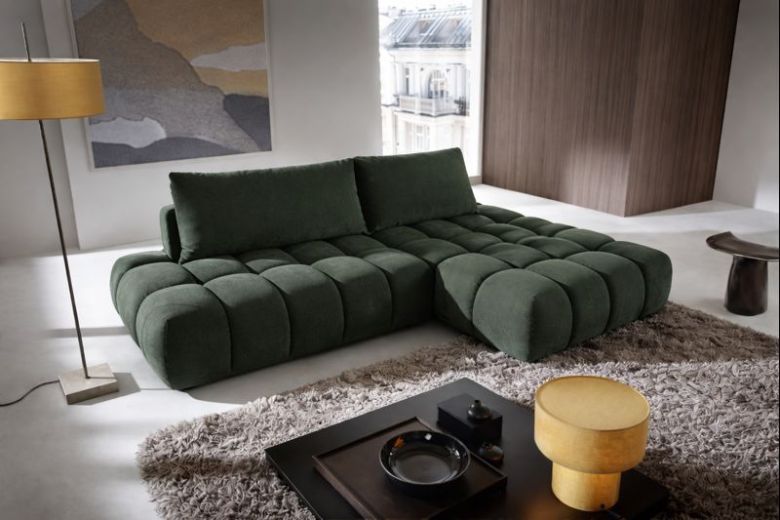 Corner sofa - Rimini (Pull-out bed with storage box)