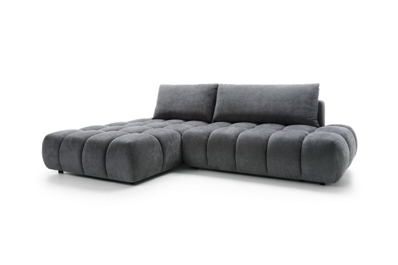 Γωνιακός καναπές - Rimini (Συρόμενο με κουτί αποθήκευσης)