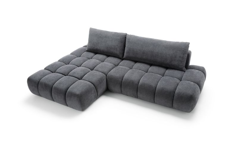 Γωνιακός καναπές - Rimini (Συρόμενο με κουτί αποθήκευσης)