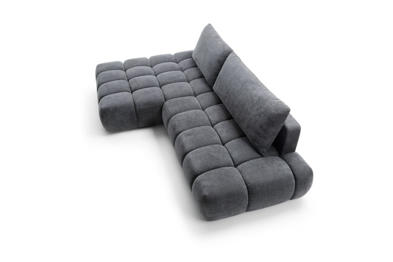 Γωνιακός καναπές - Rimini (Συρόμενο με κουτί αποθήκευσης)