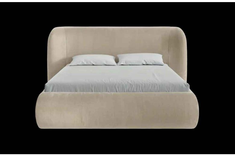 Upholstered bed 180x200 - Rita (With storage box)