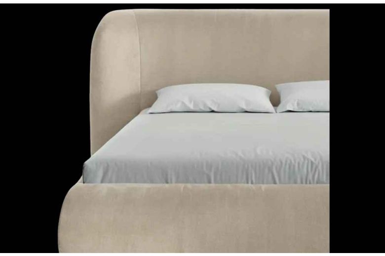 Upholstered bed 180x200 - Rita (With storage box)