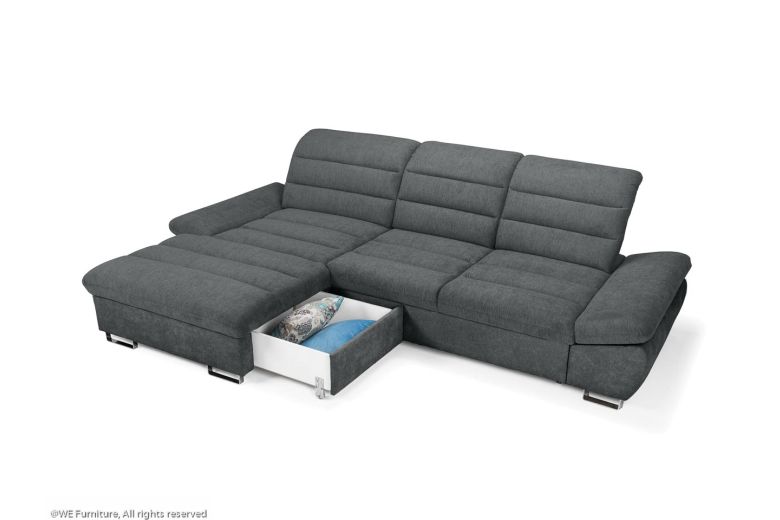 Corner sofa - Roma (Pull-out bed with storage box)