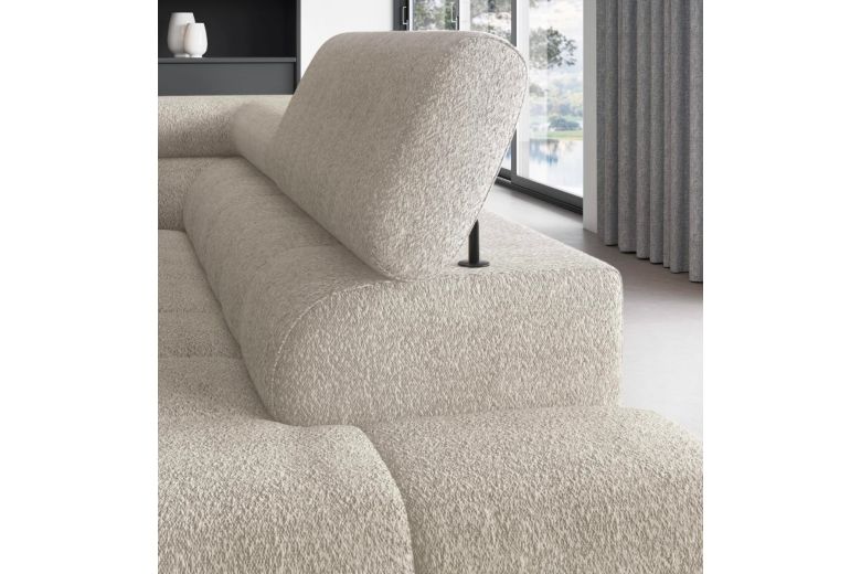 Corner sofa - Ferucce (Pull-out bed with storage box)