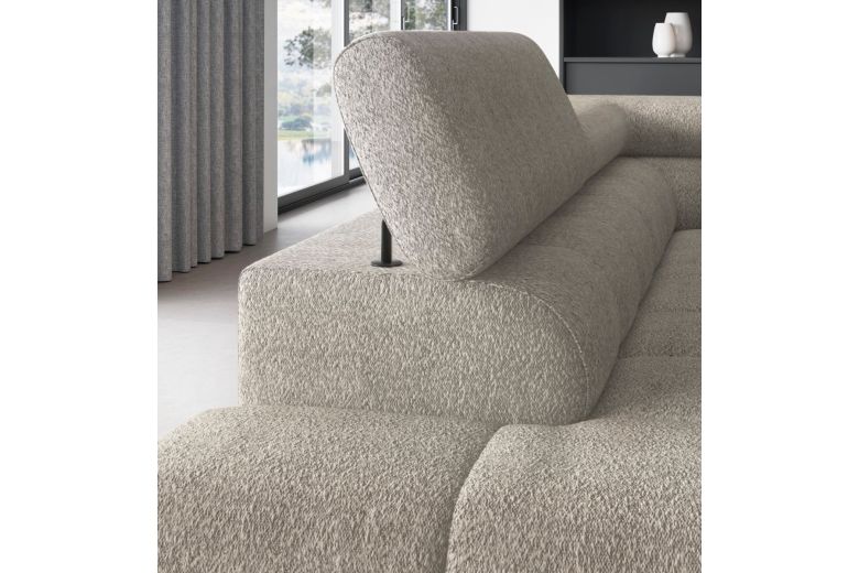 Corner sofa - Ferucce (Pull-out bed with storage box)