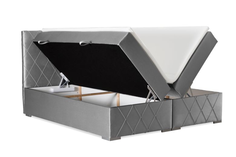 Boxspring bed 180x200 - Royal (With storage box)