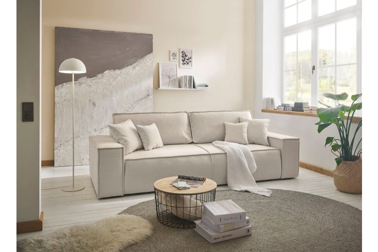 Τριθέσιος καναπές - Sherwood (Συρόμενο με κουτί αποθήκευσης)