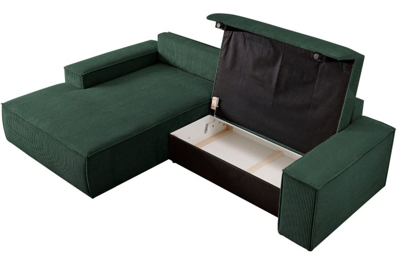 Corner sofa - Sherwood (Pull-out bed with storage box)