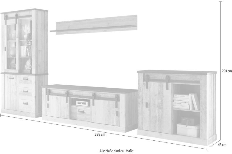 Wall unit - Sherwood