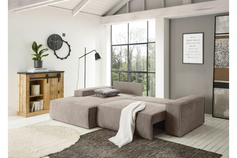 Corner sofa - Sherwood (Pull-out bed with storage box)