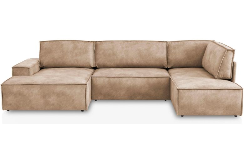 U shape sofa - Sherwood (Pull-out bed with storage box)