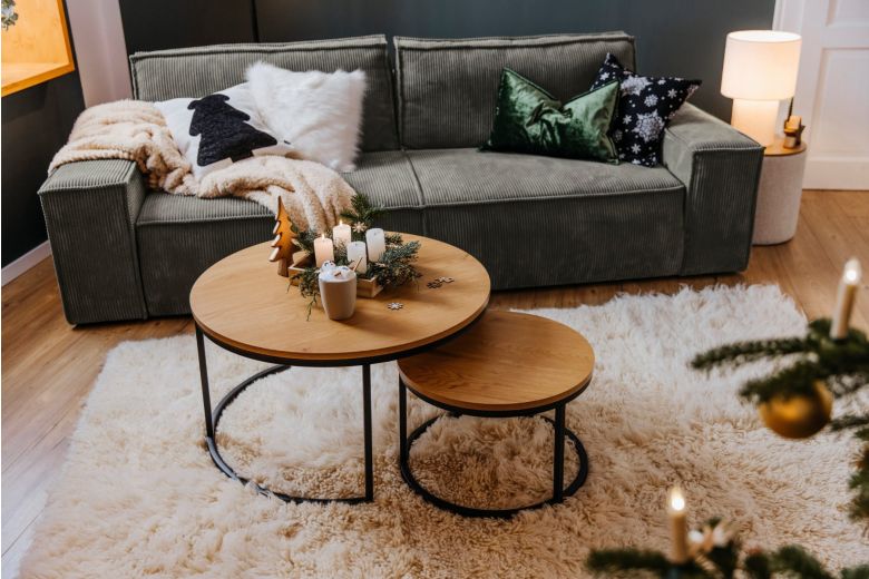 Τριθέσιος καναπές - Sherwood (Συρόμενο με κουτί αποθήκευσης)