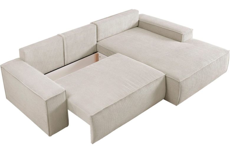 Угловой диван - Sherwood (Pаскладной с ящиком для белья)