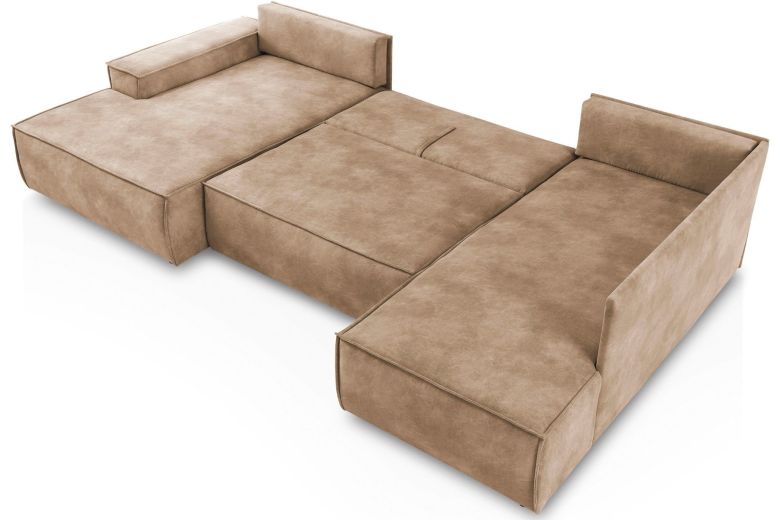U shape sofa - Sherwood (Pull-out bed with storage box)