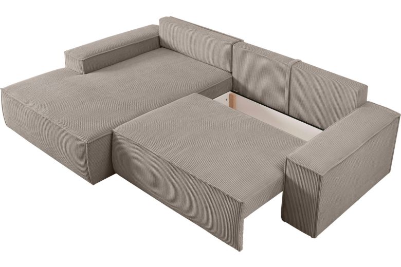 Corner sofa - Sherwood (Pull-out bed with storage box)