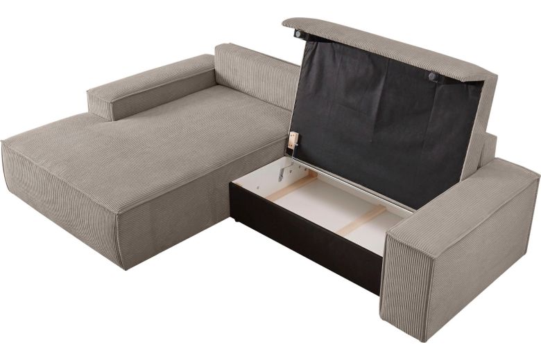 Corner sofa - Sherwood (Pull-out bed with storage box)