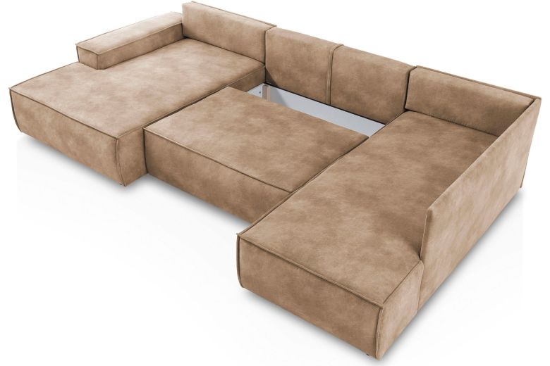 U shape sofa - Sherwood (Pull-out bed with storage box)