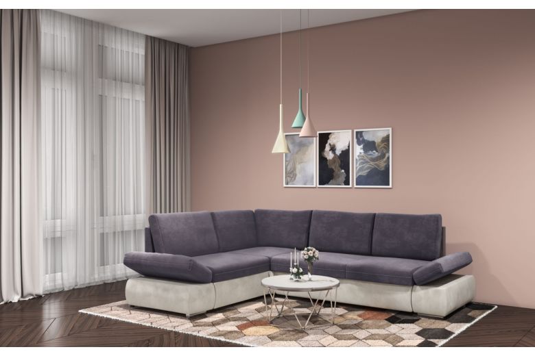Corner sofa - Siena (Pull-out with storage box)