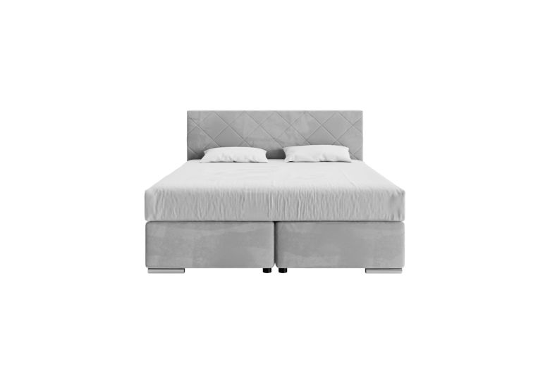 Boxspring bed 160x200 - Silk (With storage box)