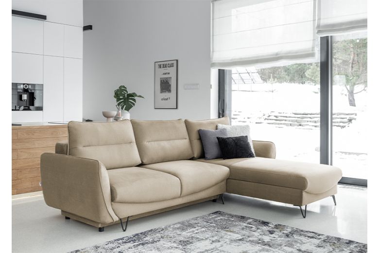 Corner sofa - Silva (Pull-out bed with storage box)