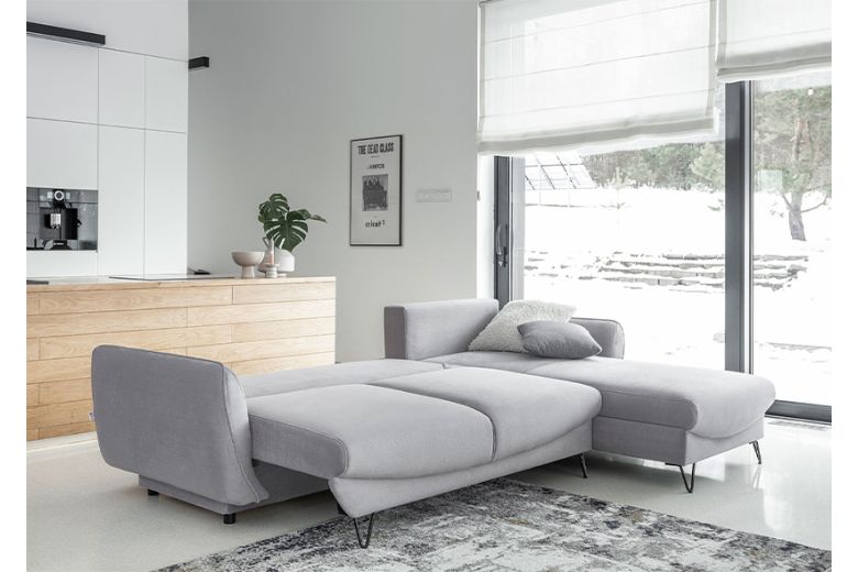 Corner sofa - Silva (Pull-out bed with storage box)