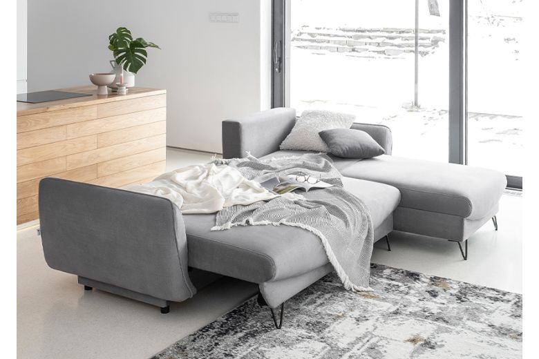 Corner sofa - Silva (Pull-out bed with storage box)