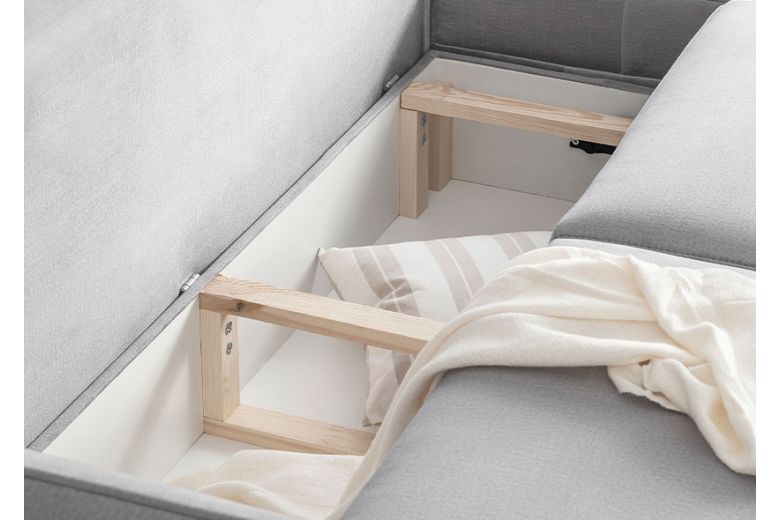 Corner sofa - Silva (Pull-out bed with storage box)