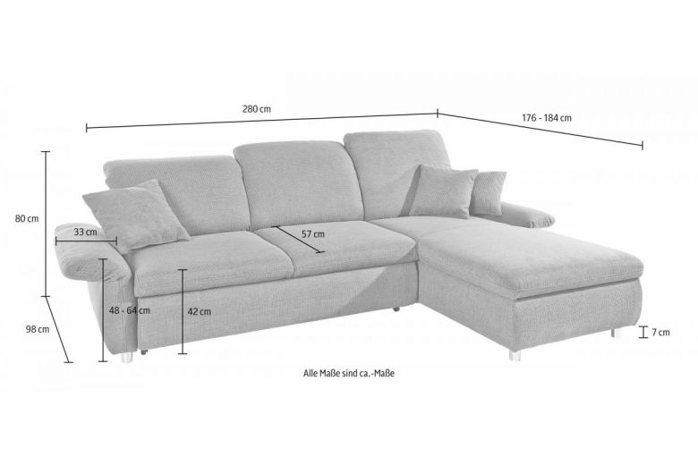 Corner sofa - Smoothie (Pull-out)