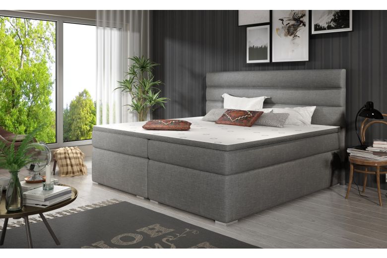 Boxspring bed 180x200 - Softy (Pull-out with storage box)
