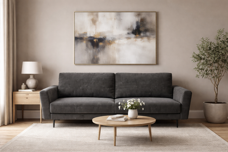 3 seat sofa - Mona (Pull-out bed with storage box)