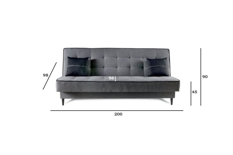 3 seat sofa - Bono (Pull-out bed with storage box)