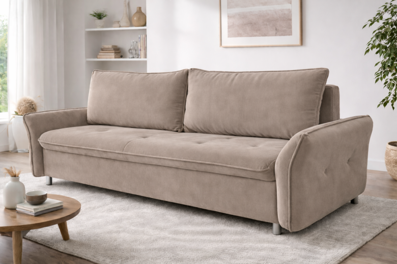 3 seat sofa - Lotus (Pull-out bed with storage box)