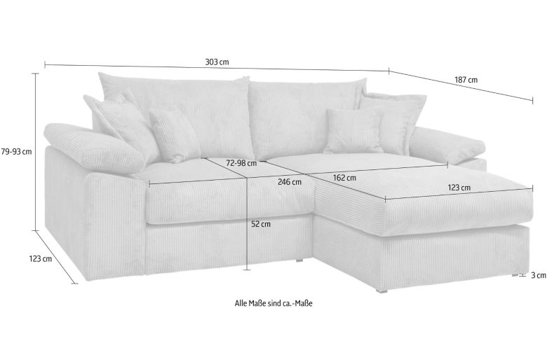 Corner sofa - Soft&Cosy XXL