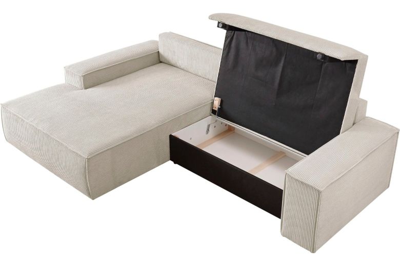 Γωνιακός καναπές - Sherwood (Συρόμενο με κουτί αποθήκευσης)