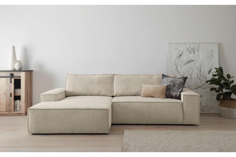 Γωνιακός καναπές - Sherwood (Συρόμενο με κουτί αποθήκευσης)