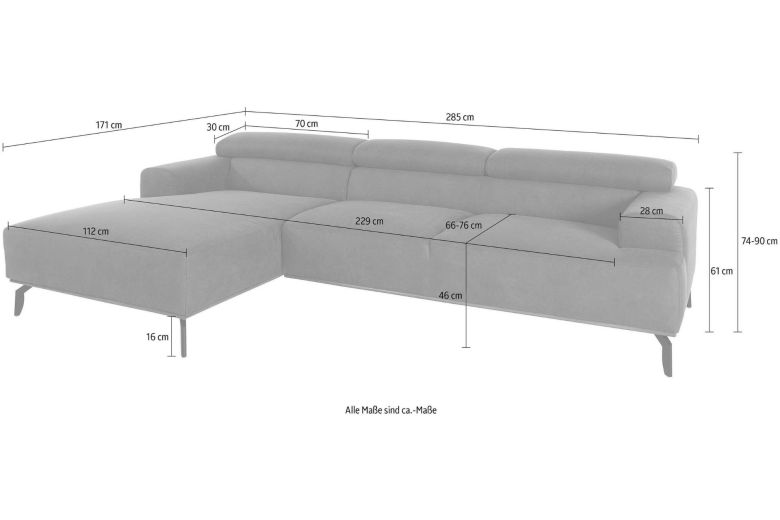 Corner sofa - Laredo