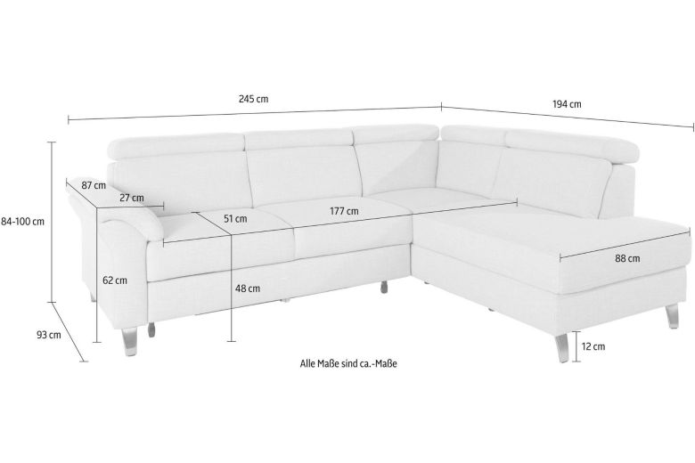 Corner sofa XL - Arngast (Pull-out)