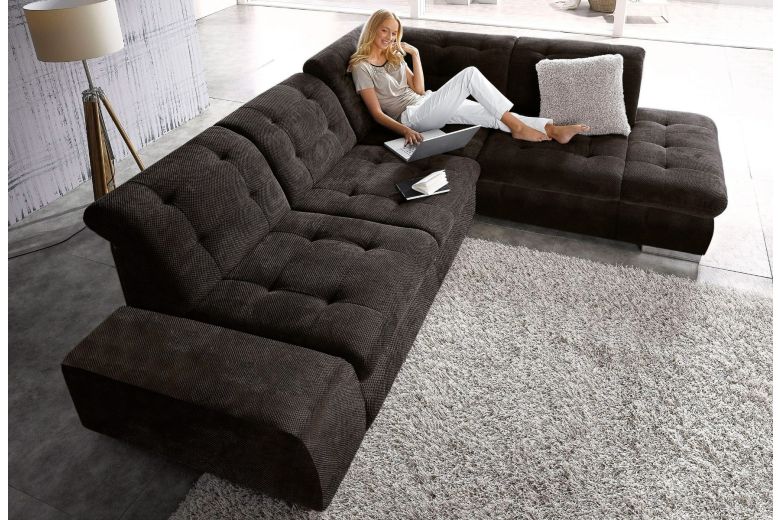 Corner sofa - Pale (Pull-out)