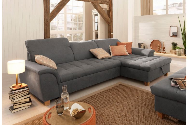 Corner sofa - Lyla (Pull-out with storage box)