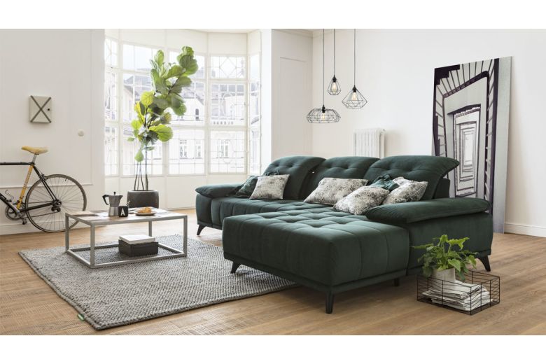Corner sofa - Milan (Pull-out with storage box)