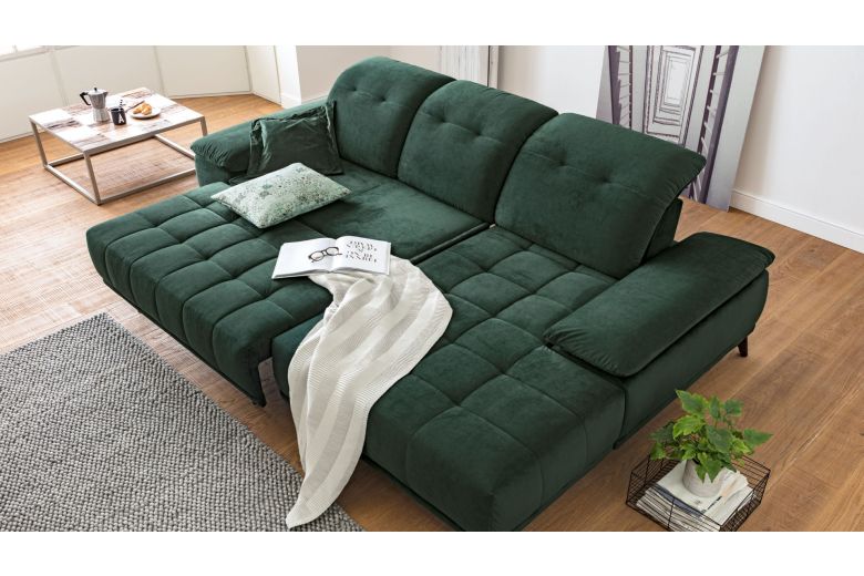 Corner sofa - Milan (Pull-out with storage box)