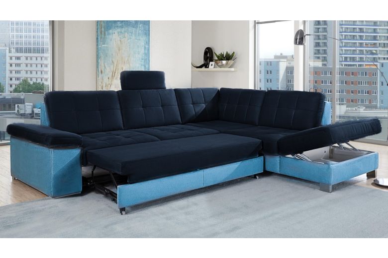 Corner sofa XL - Puzzle (Pull-out with storage box)