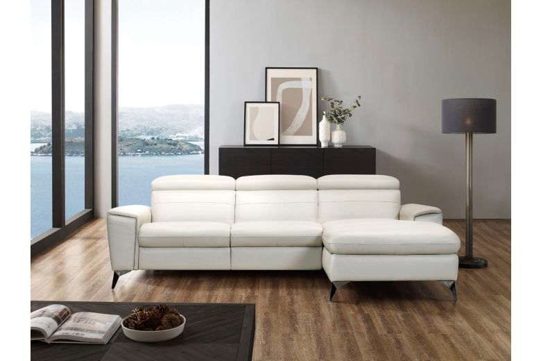 Leather corner sofa - Sacramento