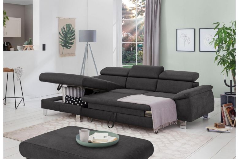 Corner sofa - Micky (Pull-out with storage box) Corner sofa - Micky (Pull-out with storage box)