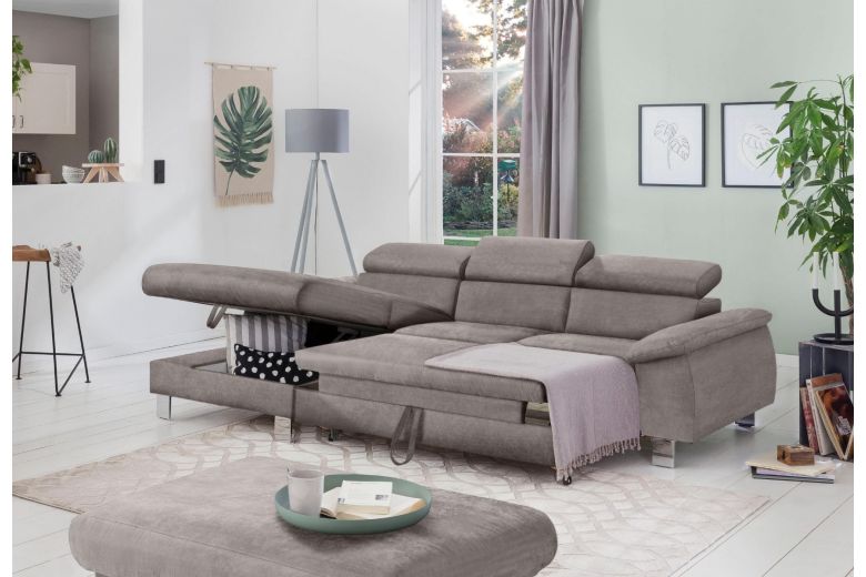 Corner sofa - Micky (Pull-out with storage box)