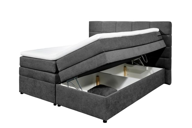 Boxspring bed 180x200 - Tacoma 3 (With storage box)