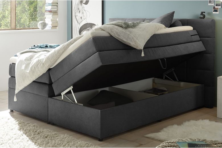 Boxspring bed 180x200 - Tacoma 3 (With storage box)