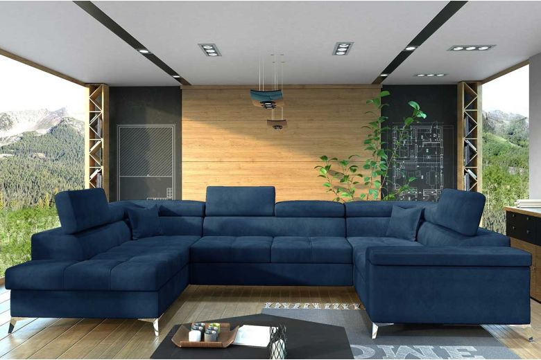 U shape sofa - Thiago (Pull-out with storage box)