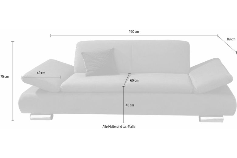 2 seat sofa - Toulouse