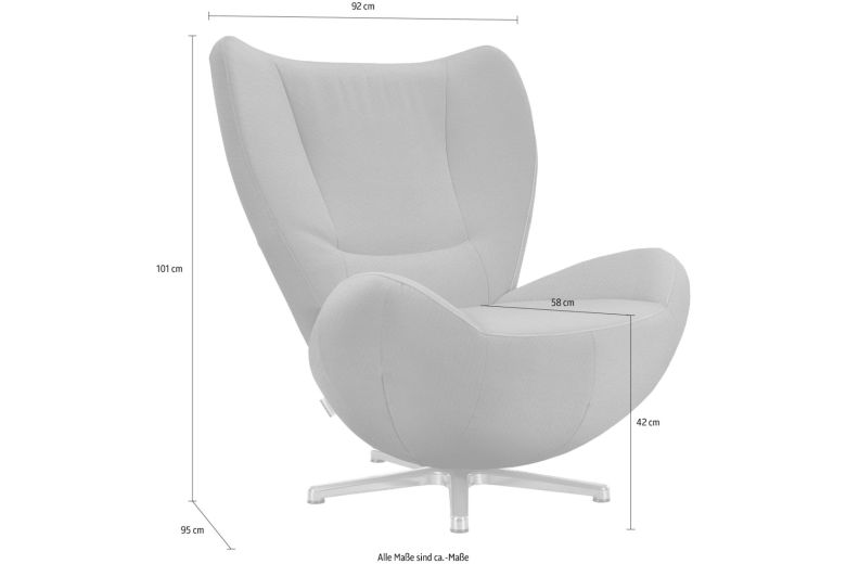 Chair - Tom Tailor with footstool